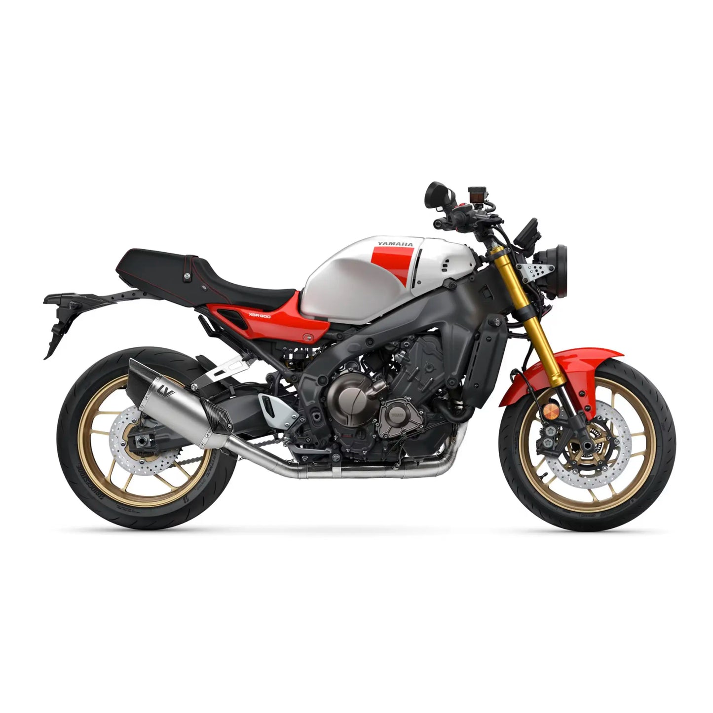 LeoVince LV-14 R | Auspuff-Komplettanlage | E-Nummer | Titan | passend für Yamaha XSR 900 ABS - Modelle (2025)