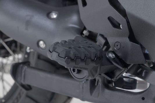 SW-Motech EVO Fußrasten-Kit | Schwarz. Honda NT1100 (21-), XL750 (22-).