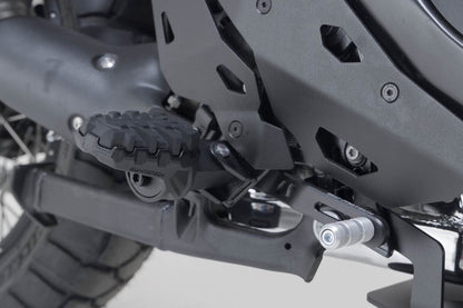 SW-Motech EVO Fußrasten-Kit | Schwarz. Honda NT1100 (21-), XL750 (22-).