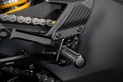 Gilles Fußrastenanlage FXR | NUR RENNSTRECKE | passend für Ducati Panigale V4 / R / S  - Modelle