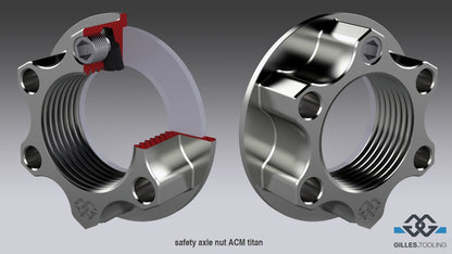 Gilles Sicherheitsmutter ACM - KIT | M18x1,5 | Titan