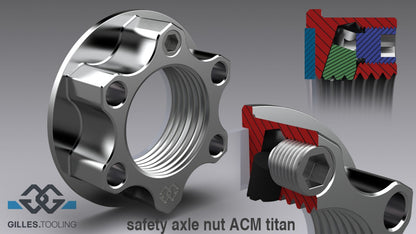 Gilles Sicherheitsmutter ACM - KIT | M18x1,5 | Titan