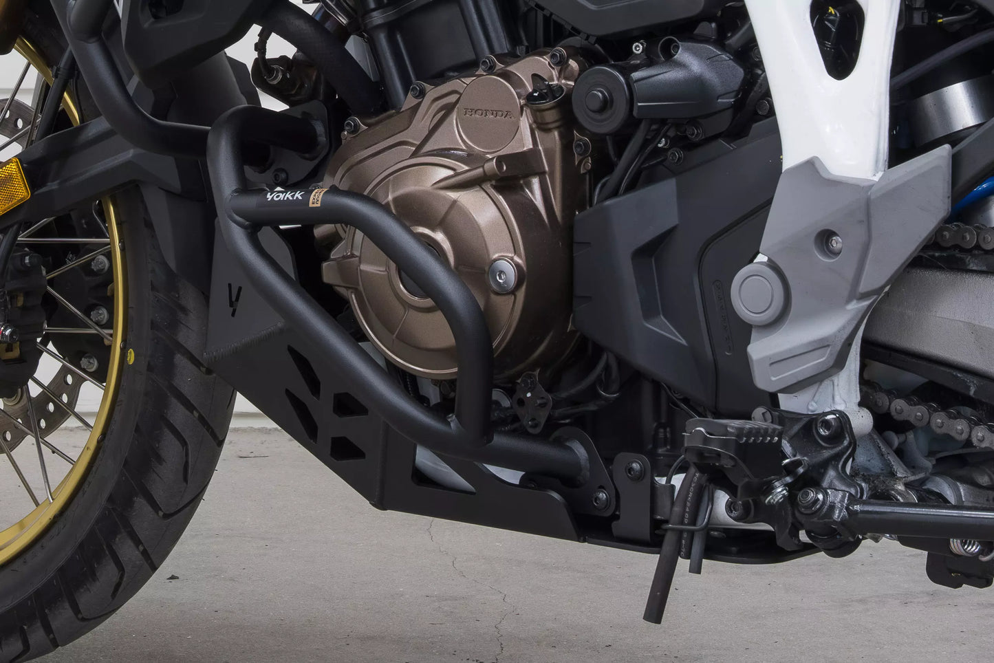 Yakk EXP Untere Sturzbügel | schwarz | passend für Honda CRF 1100 Africa Twin DCT - Modelle (2024-2026)