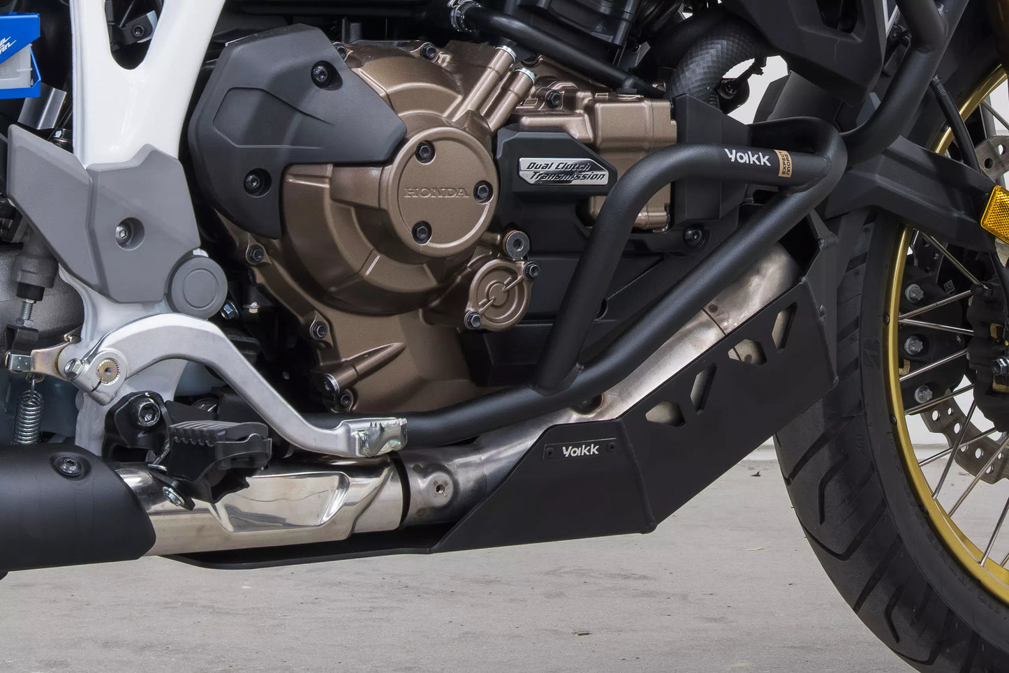 Yakk EXP Untere Sturzbügel | schwarz | passend für Honda CRF 1100 Africa Twin DCT - Modelle (2024-2026)