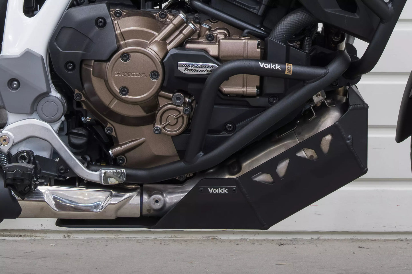 Yakk EXP Untere Sturzbügel | schwarz | passend für Honda CRF 1100 Africa Twin DCT - Modelle (2024-2026)