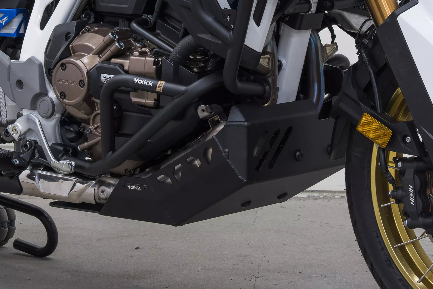 Yakk EXP Untere Sturzbügel | schwarz | passend für Honda CRF 1100 Africa Twin DCT - Modelle (2024-2026)