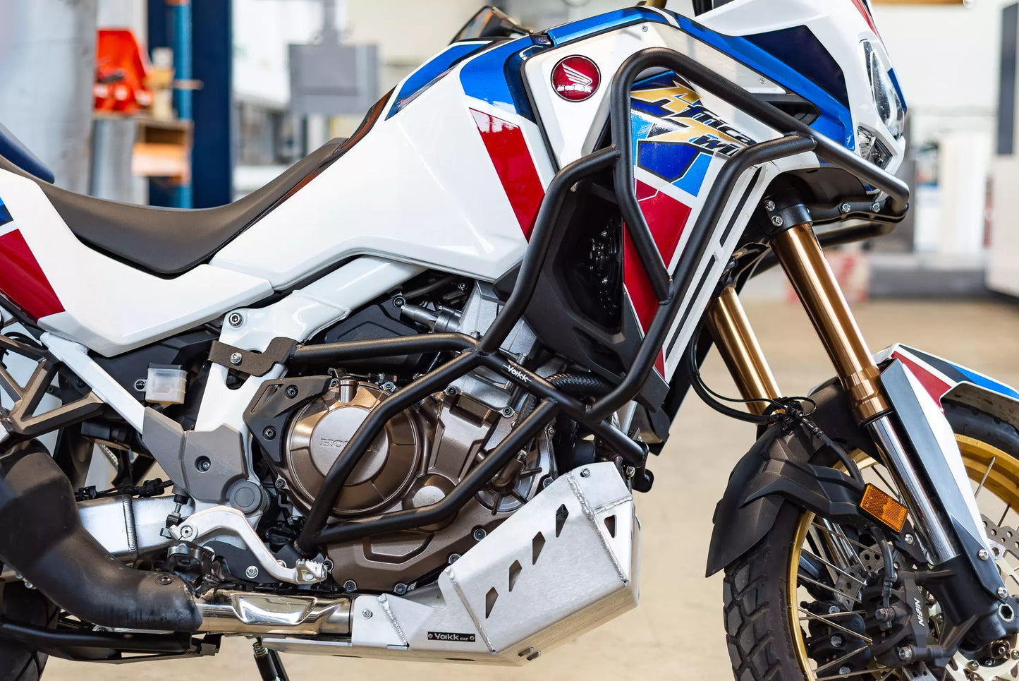 Yakk EXP Full-Crash Sturzbügel | weiss | passend für Honda CRF 1100 Africa Twin Adventure Sports - Modelle (2020-2023)