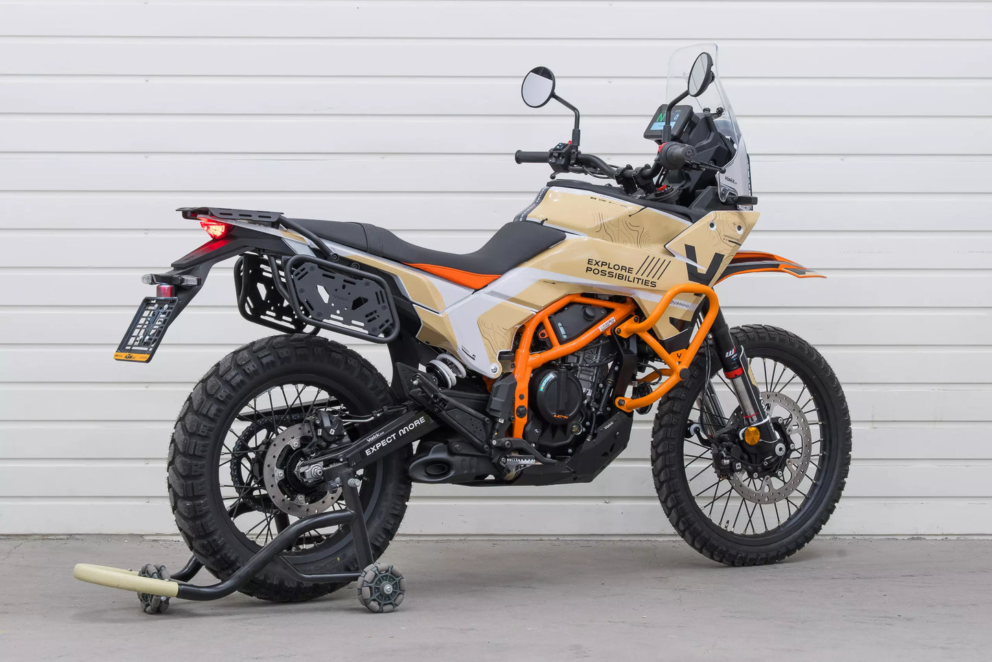 Yakk EXP Untere Sturzbügel | orange | passend für KTM 125 Enduro R - Modelle (2025)