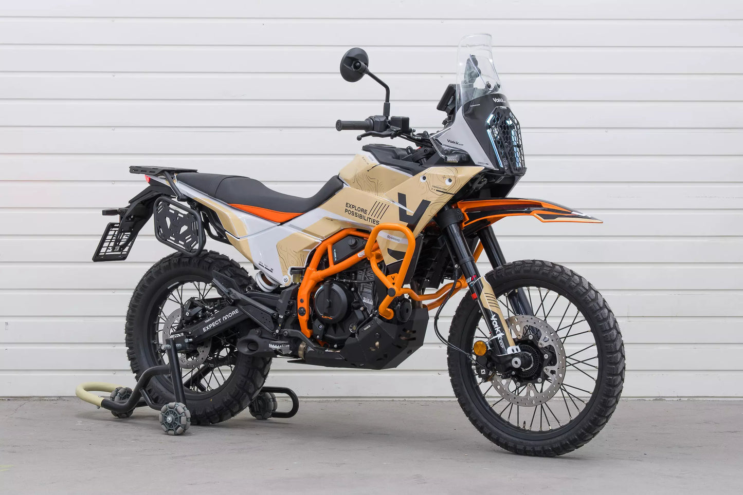 Yakk EXP Untere Sturzbügel | orange | passend für KTM 125 Enduro R - Modelle (2025)