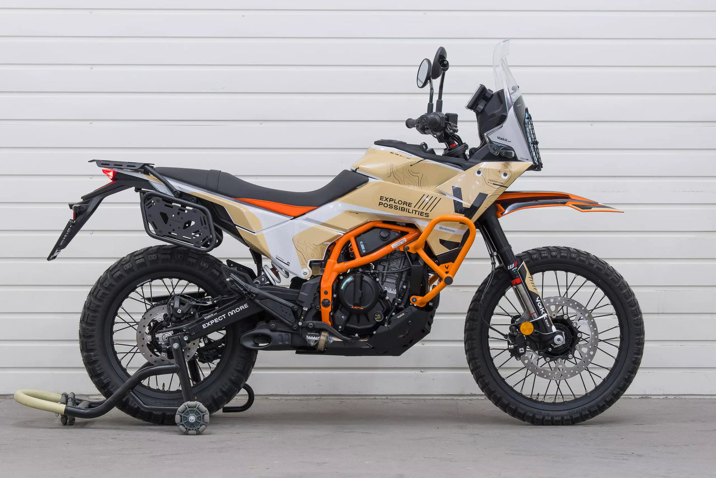 Yakk EXP Untere Sturzbügel | orange | passend für KTM 125 Enduro R - Modelle (2025)