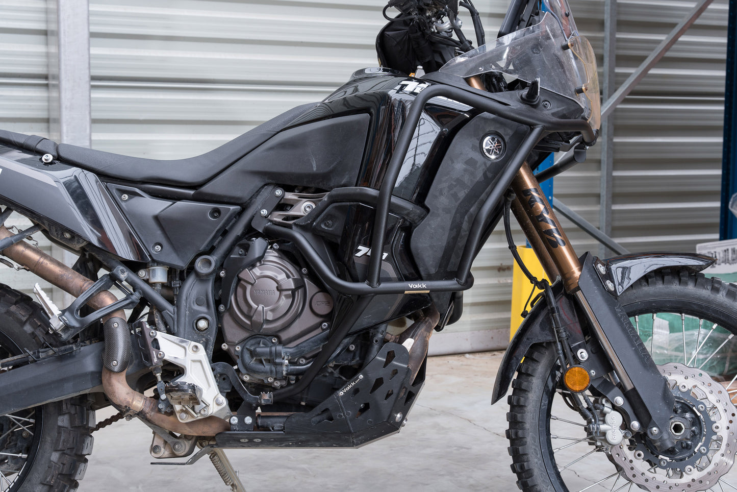 Yakk EXP Full-Crash Sturzbügel | schwarz | passend für Yamaha Tenere 700 World Raid / Rally - Modelle (2022-2025)