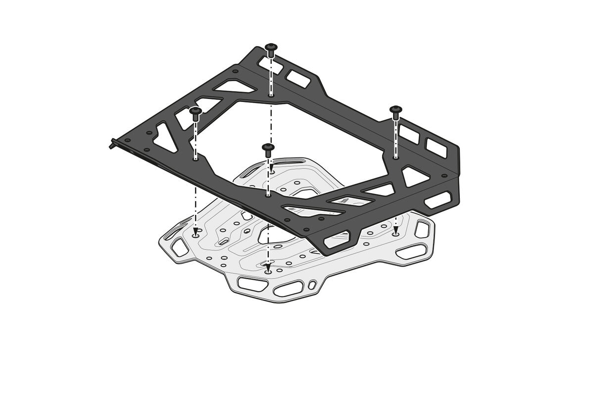 SW-Motech ADVENTURE-RACK Gepäckträger | Schwarz. Honda XL750 Transalp (22-).