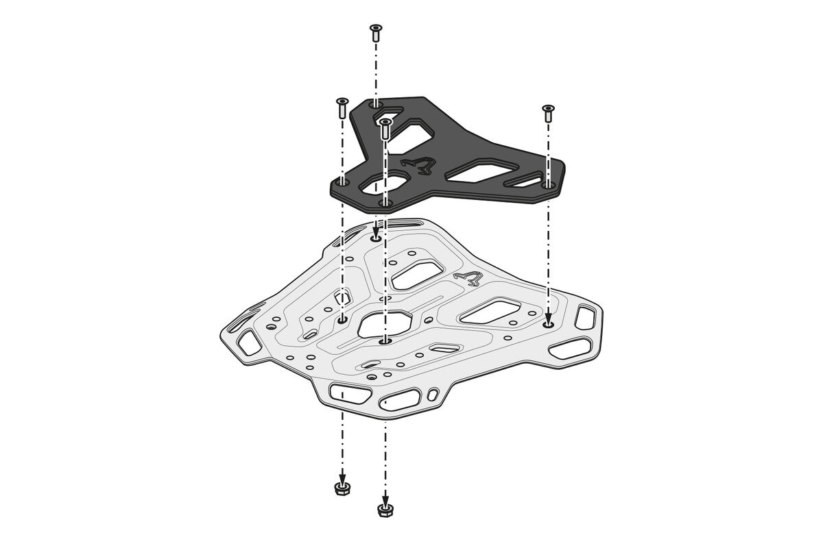 SW-Motech URBAN ABS Topcase-System | Schwarz. Honda XL750 Transalp (22-).