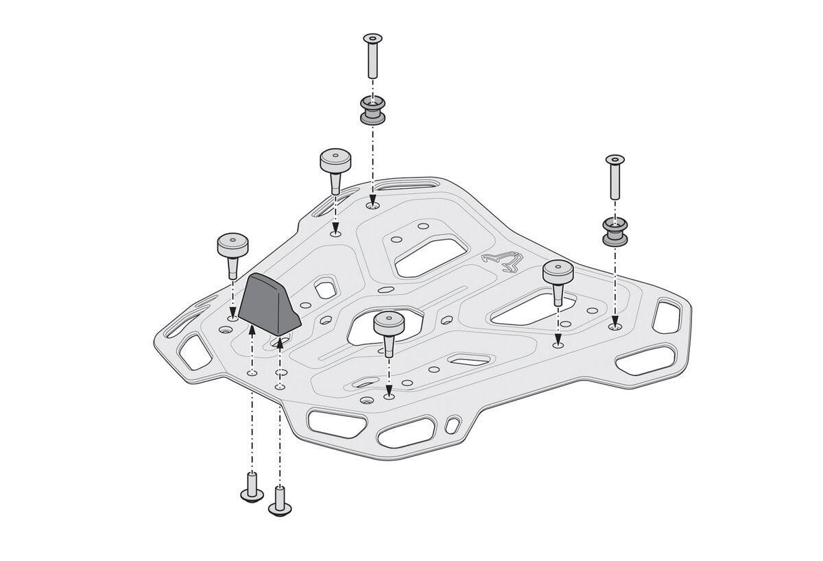 SW-Motech DUSC XL Topcase-System | Schwarz. 55 l. Honda XL750 Transalp (22-).