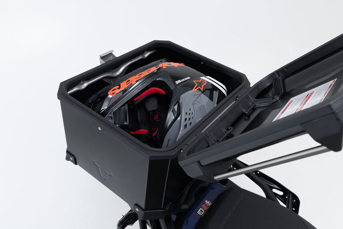 SW-Motech TRAX ADV Topcase | Aluminium. 38 l. Schwarz.