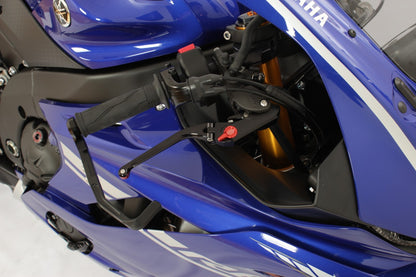 Gilles Maximum Performance Handbremshebel | verstellbar | ABE | BLACK | passend für Yamaha YZF-R1 / M & YZF-R6 - Modelle