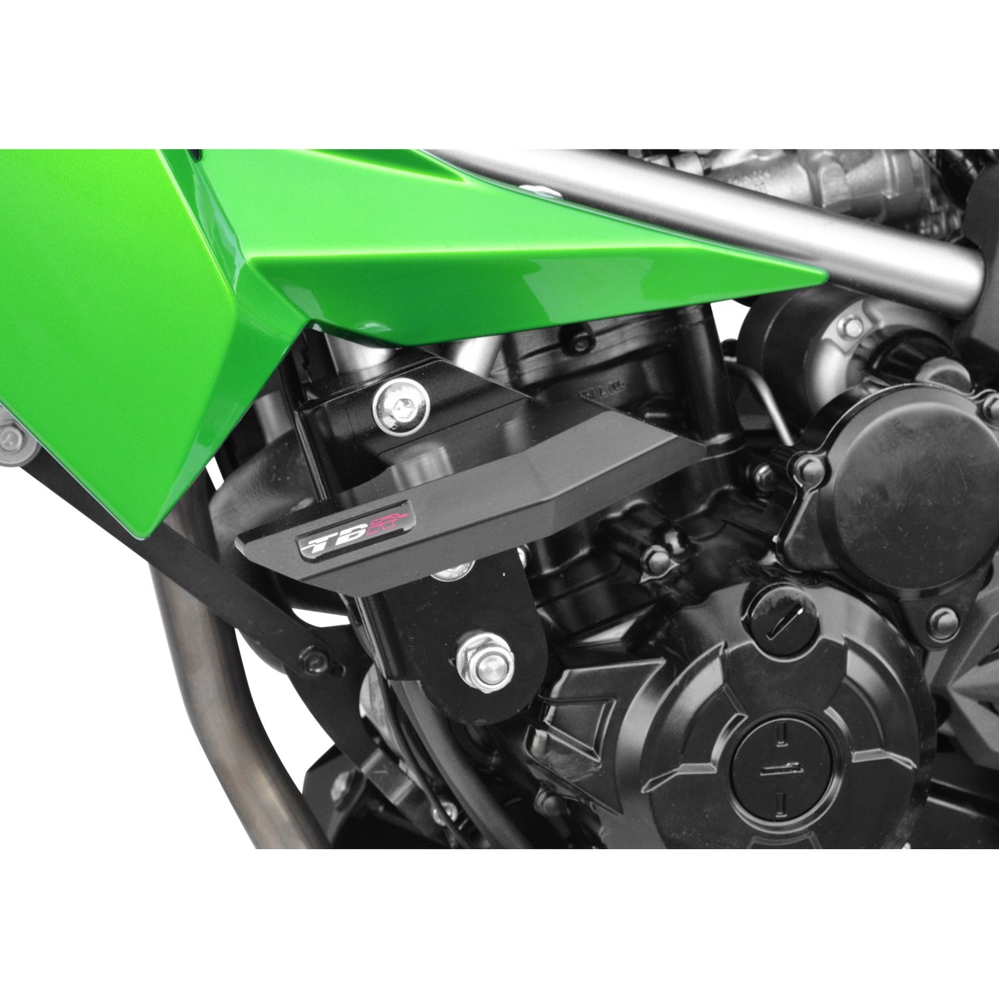 Top Block Racing Sturzpads + Crossbar | PAAR | passend für Kawasaki Z125 - Modelle (2018-2020)