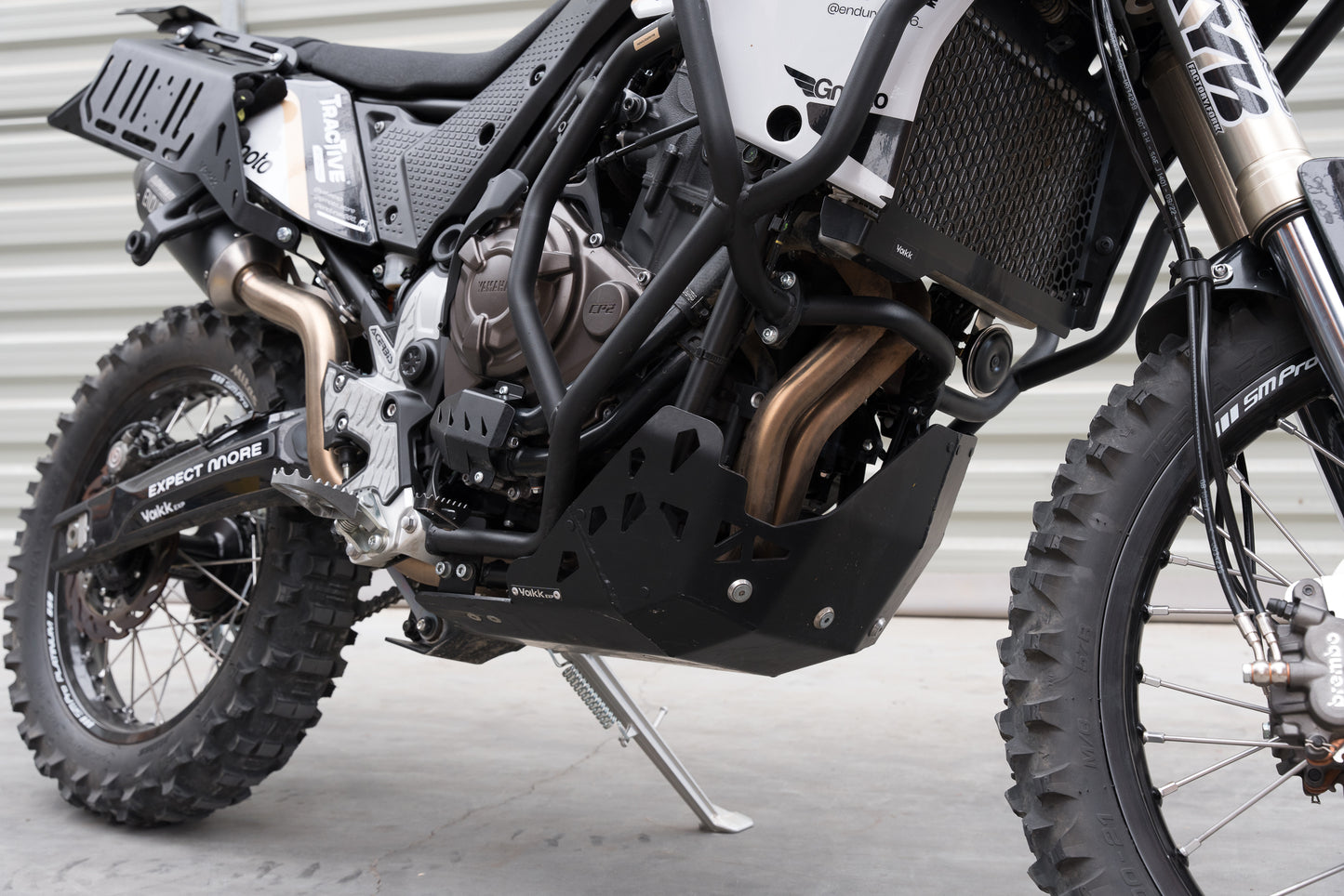 Yakk EXP Motorschutzbügel Verbindungsstück | schwarz | passend für Yamaha Tenere 700 World Raid / Rally - Modelle (2019-2023)