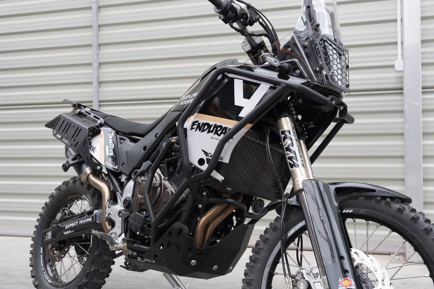 Yakk EXP Motorschutzbügel Verbindungsstück | schwarz | passend für Yamaha Tenere 700 World Raid / Rally - Modelle (2019-2023)