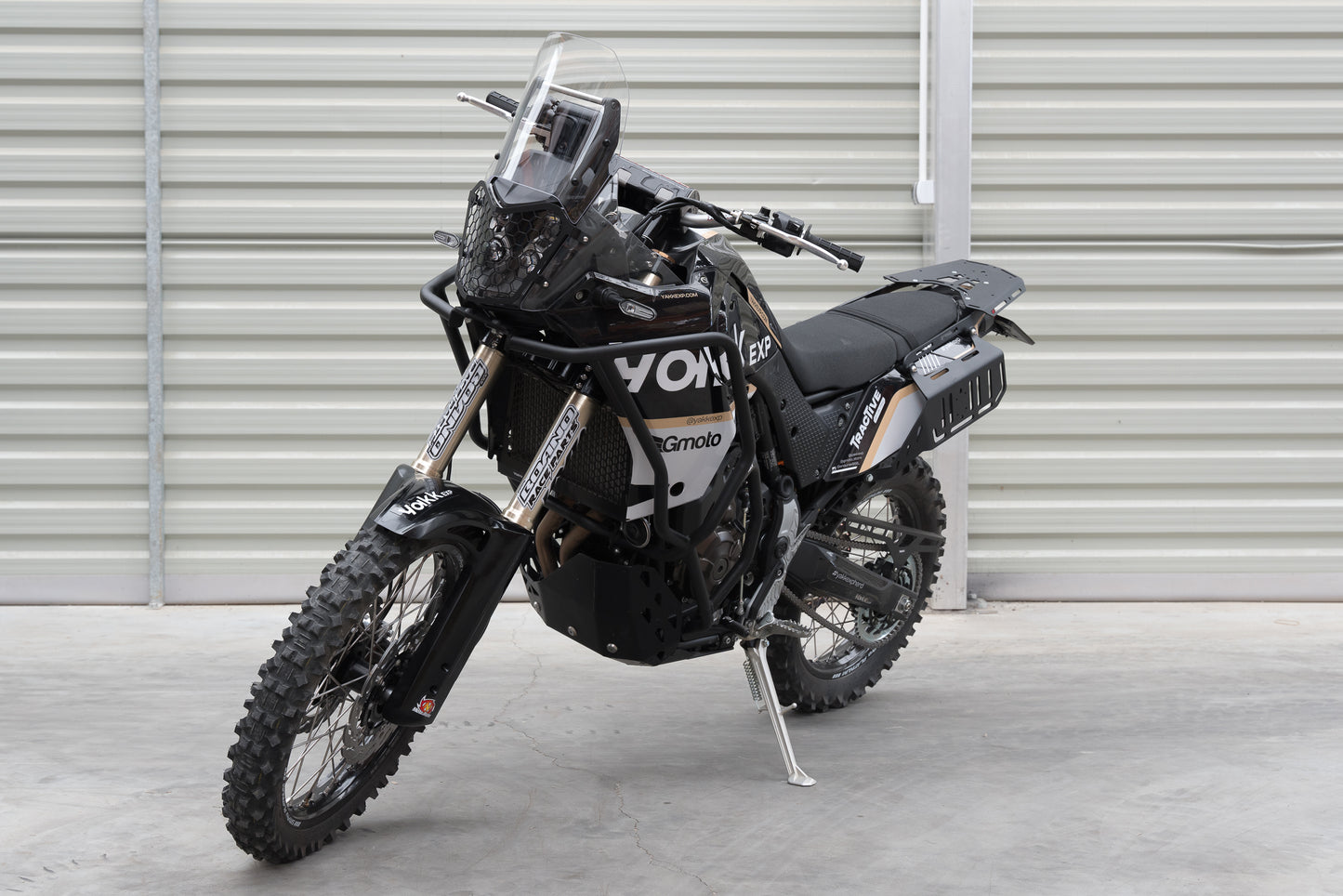 Yakk EXP Motorschutzbügel Verbindungsstück | schwarz | passend für Yamaha Tenere 700 World Raid / Rally - Modelle (2019-2023)