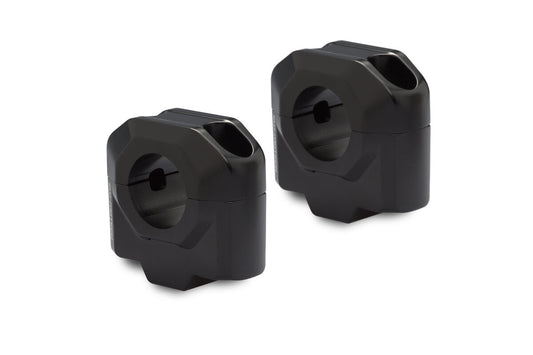 SW-Motech Lenkererhöhung für Ø 28 mm Lenker | H=30 mm. Schwarz.