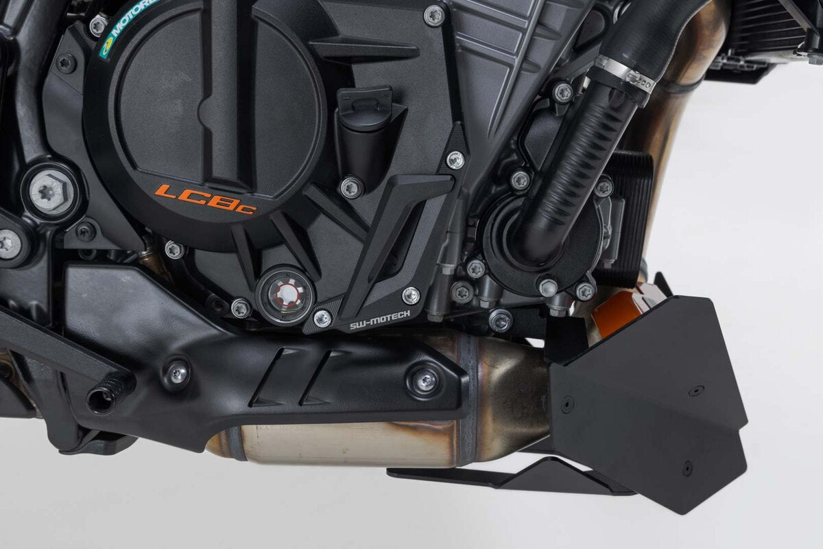 SW-Motech Motorgehäusedeckel-Schutz | Schwarz. KTM 990 Duke (23-).
