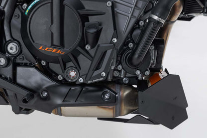 SW-Motech Motorgehäusedeckel-Schutz | Schwarz. KTM 990 Duke (23-).