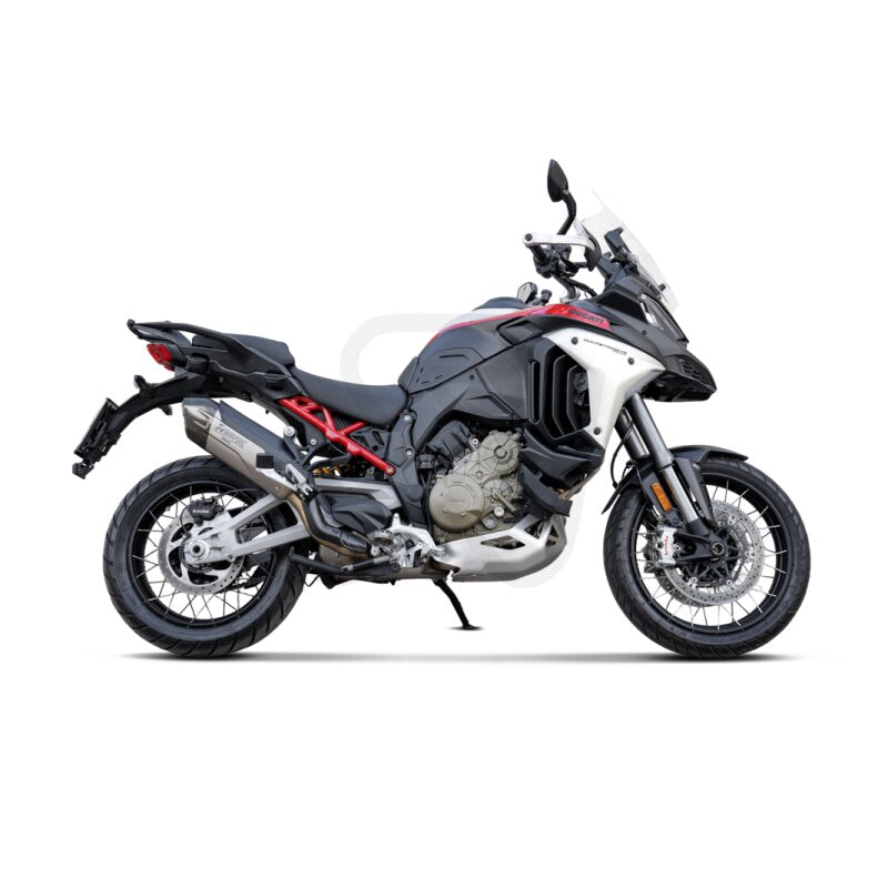 Akrapovic Adventure - Fußrasten | SET | ABE | Titan | FAHRER |  passend für Ducati Multistrada V2 / S - Modelle (2025)