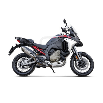 Akrapovic Adventure - Fußrasten | SET | ABE | Titan | FAHRER |  passend für Ducati Multistrada V2 / S - Modelle (2025)
