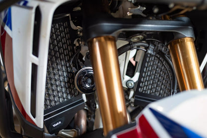 Yakk EXP Kühlerschutz / Radiator | schwarz | passend für Honda CRF 1100 Africa Twin - Modelle (2020-2025)