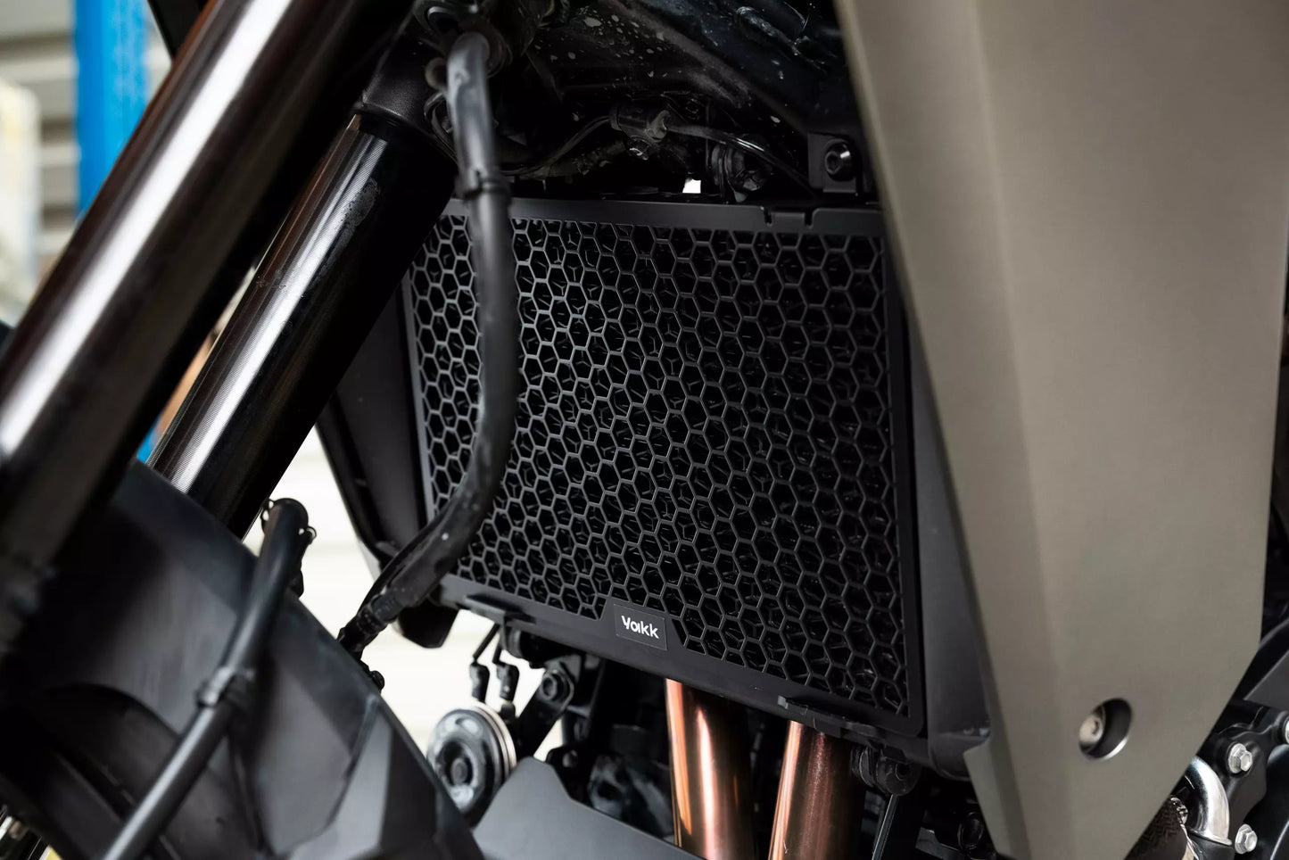 Yakk EXP Kühlerschutz / Radiator | schwarz | passend für Honda XL750 Transalp - Modelle (2023-2026)