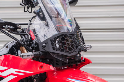 Yakk EXP Schweinwerferschutz | abnehmbar | schwarz | passend für Honda CRF 300 Rally - Modelle (2021-2026)