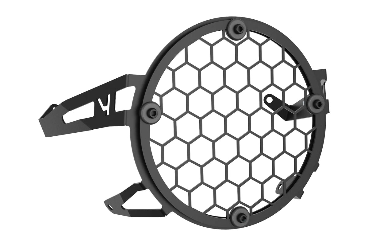 Protezione faro Yakk EXP | rimovibile | nero | adatto per modelli BMW R12 G/S (2024-2026)