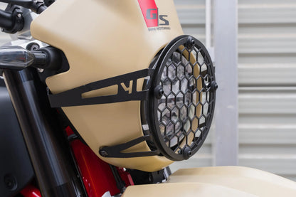 Protezione faro Yakk EXP | rimovibile | nero | adatto per modelli BMW R12 G/S (2024-2026)