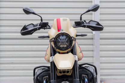 Protezione faro Yakk EXP | rimovibile | nero | adatto per modelli BMW R12 G/S (2024-2026)