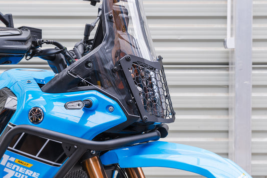 Yakk EXP Schweinwerferschutz | schwarz | passend für Yamaha Tenere 700 - Modelle (2025-2026)