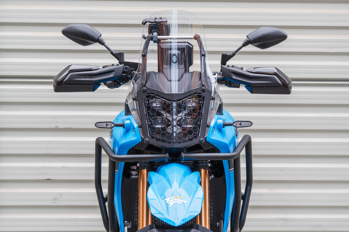 Yakk EXP Schweinwerferschutz | schwarz | passend für Yamaha Tenere 700 - Modelle (2025-2026)