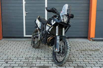 Yakk EXP Schweinwerferschutz | abnehmbar | schwarz | passend für Yamaha Tenere 700 - Modelle (2018-2024)