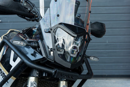 Yakk EXP Schweinwerferschutz | abnehmbar | schwarz | passend für Yamaha Tenere 700 - Modelle (2018-2024)