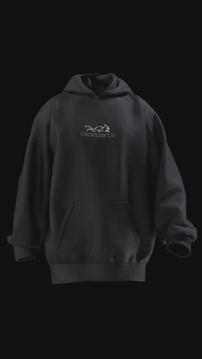Rideparts | Hoodie | Kapuzenpullover | UNISEX | BLACK | Motorradversion