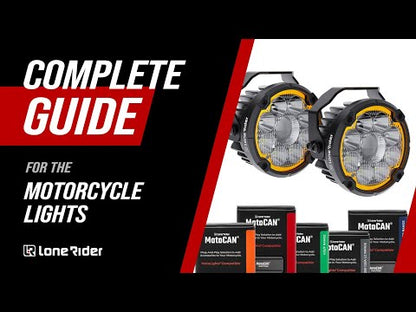 LoneRider | Motorradlichter | 3.Charge | Das intelligenteste Zusatzbeleuchtungssystem für Motorräder weltweit