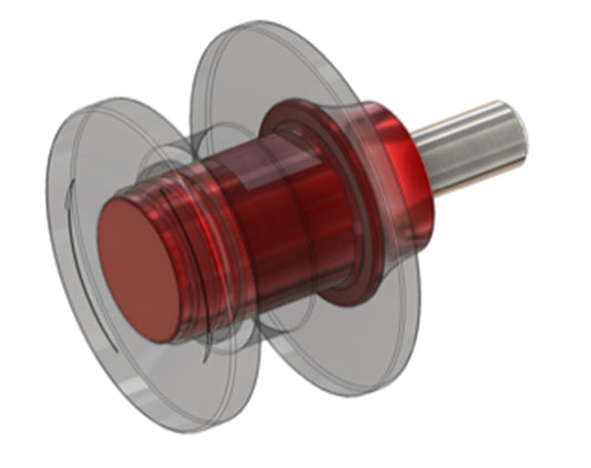 Gilles Montageständeraufnahme Bobbins | M8 | schwarz-matt