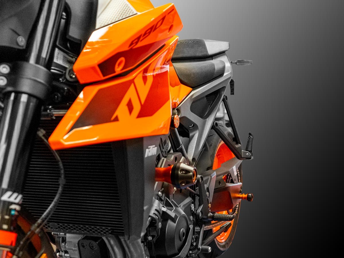 DBK Special Parts | PTKTM01 - KTM | BLACK | Sturzpad Kit | passend für KTM 990 Duke - Modelle (2024)