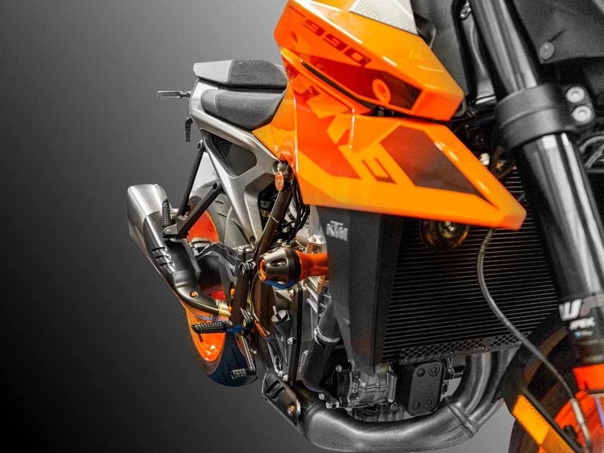 DBK Special Parts | PTKTM01 - KTM | BLACK | Sturzpad Kit | passend für KTM 990 Duke - Modelle (2024)
