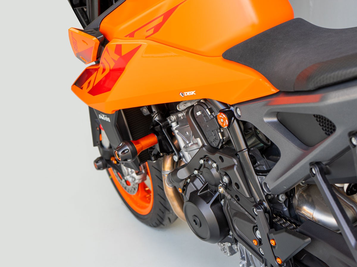 DBK Special Parts | PTKTM01 - KTM | BLACK | Sturzpad Kit | passend für KTM 990 Duke - Modelle (2024)
