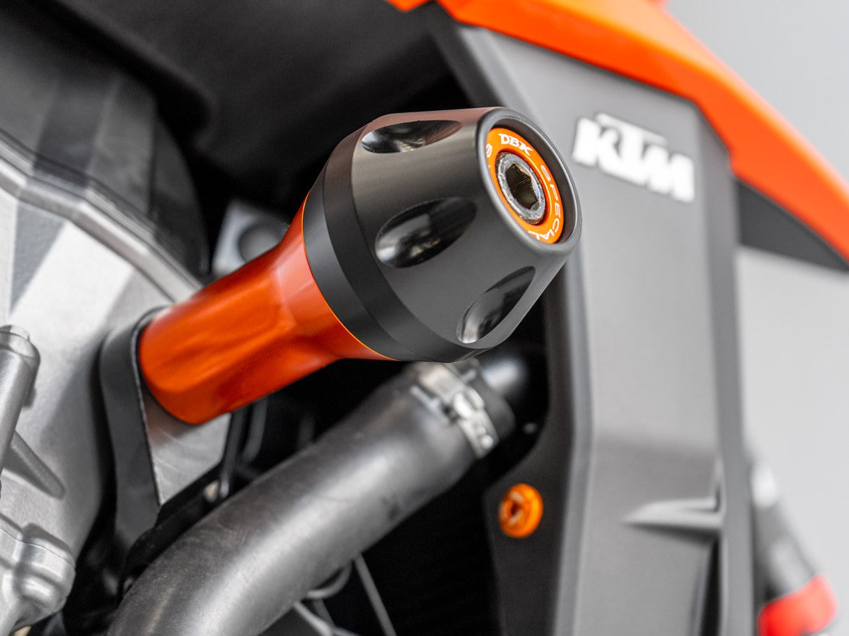 DBK Special Parts | PTKTM01 - KTM | BLACK | Sturzpad Kit | passend für KTM 990 Duke - Modelle (2024)