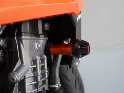 DBK Special Parts | PTKTM01 - KTM | BLACK | Sturzpad Kit | passend für KTM 990 Duke - Modelle (2024)