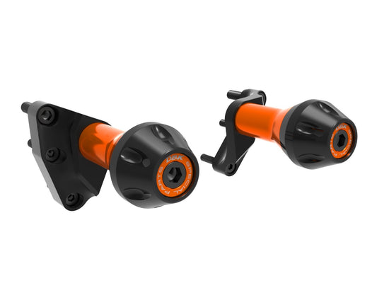 DBK Special Parts | PTKTM01 - KTM | ORANGE | Sturzpad Kit | passend für KTM 990 Duke - Modelle (2024)