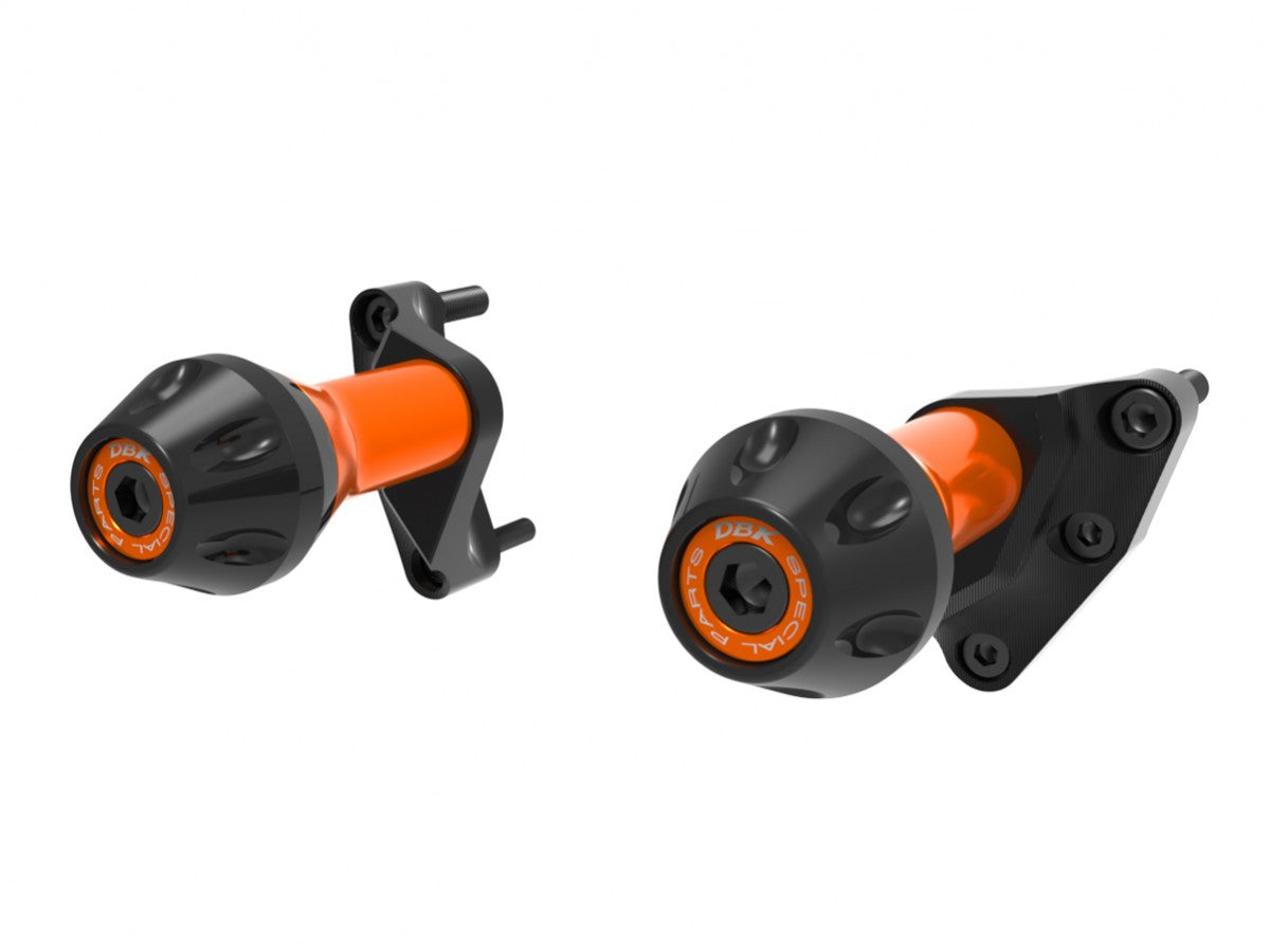 DBK Special Parts | PTKTM01 - KTM | ORANGE | Sturzpad Kit | passend für KTM 990 Duke - Modelle (2024)