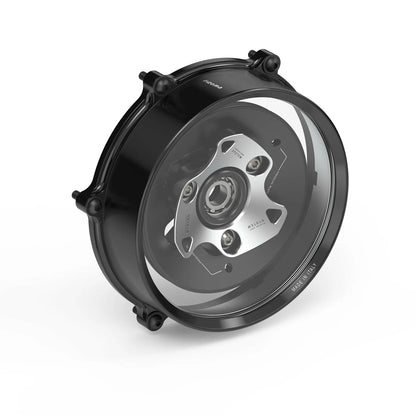 Rizoma Kupplungsdeckel | Klar | Silber | passend für Panigale / Streetfighter V2 - Modelle